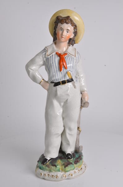 Staffordshire Pottery Figures | fanny campbell